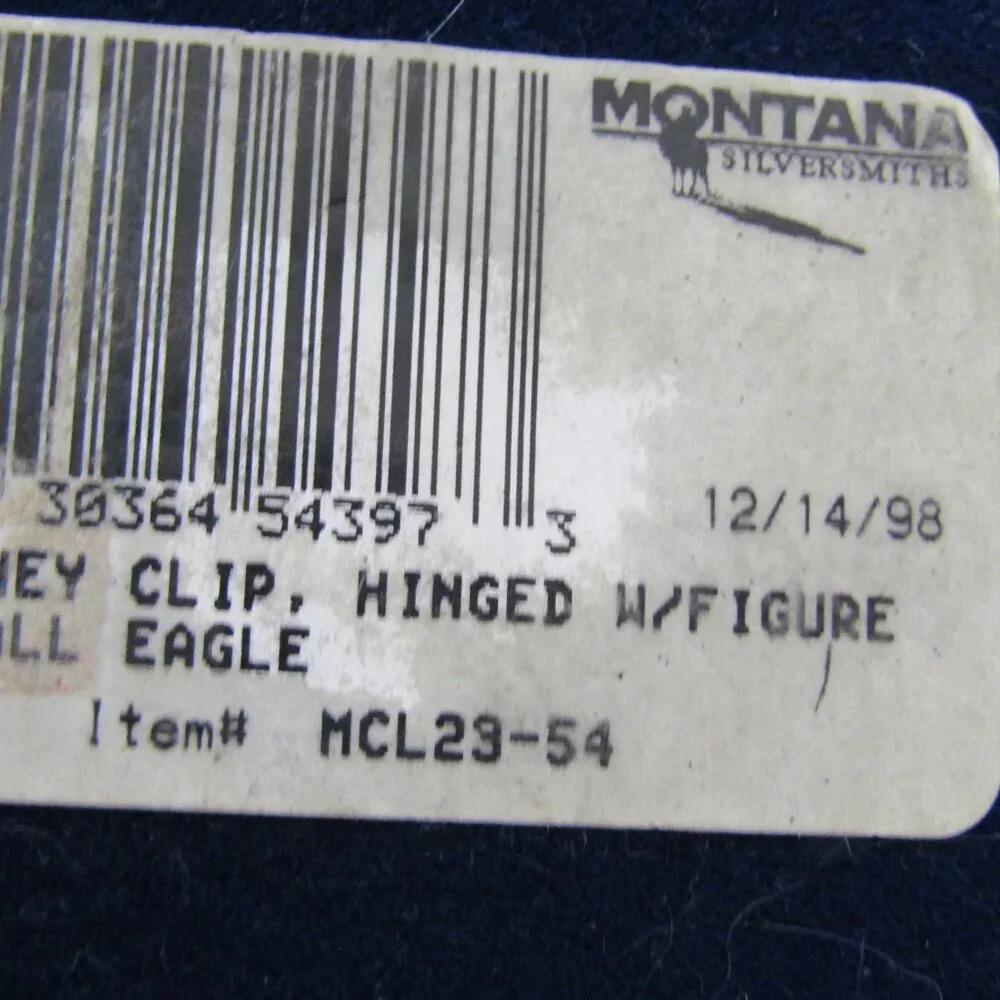 1998 Montana Silversmiths Money Clip